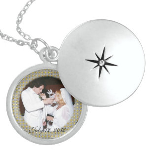 Wedding Keepsake Sterling Silver Locket Necklace