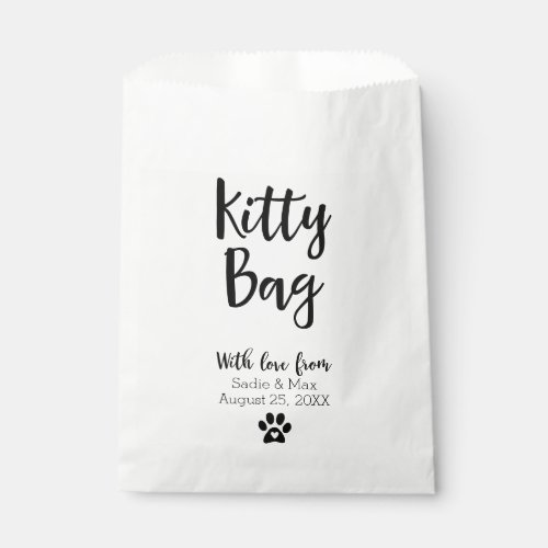 Wedding Kitty Treat Favor Bags