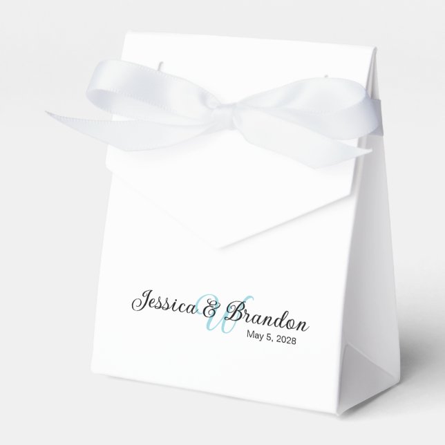 Wedding Label 016 Favor Boxes (Front Side)