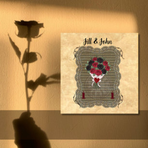 Wedding Lace Guestbook- Master's Edition Ledger Guest Book