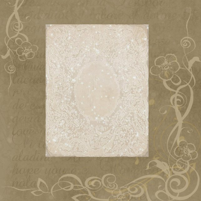 Wedding Lace Scrapbook Paper (Creator Uploaded)