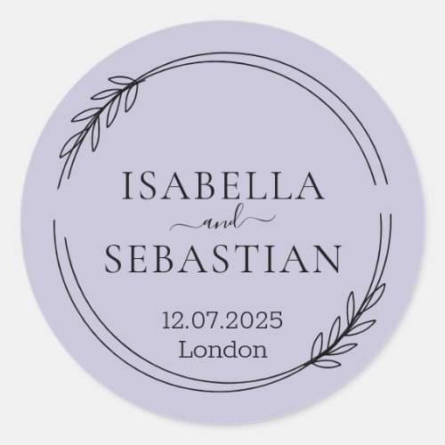 Wedding Lavender Lilac Color
