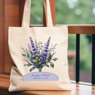 Wedding Lavender Lily of the Valley Tote Bag