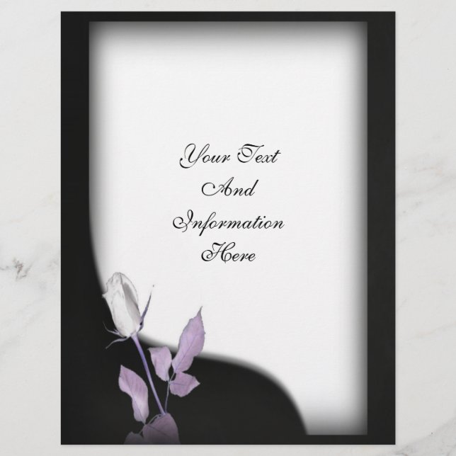 Wedding Letterhead (Front)