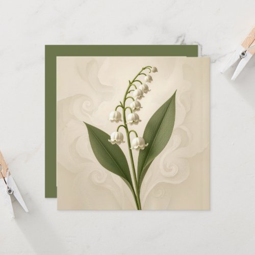 Wedding Lily of the Valley Watercolor