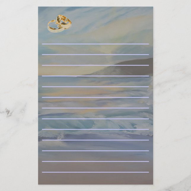 wedding list planner stationery (Front)