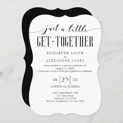 Wedding Little Get_Together Simple Party Invitation