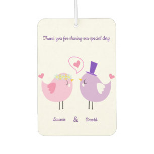Wedding Love Birds Air Freshener