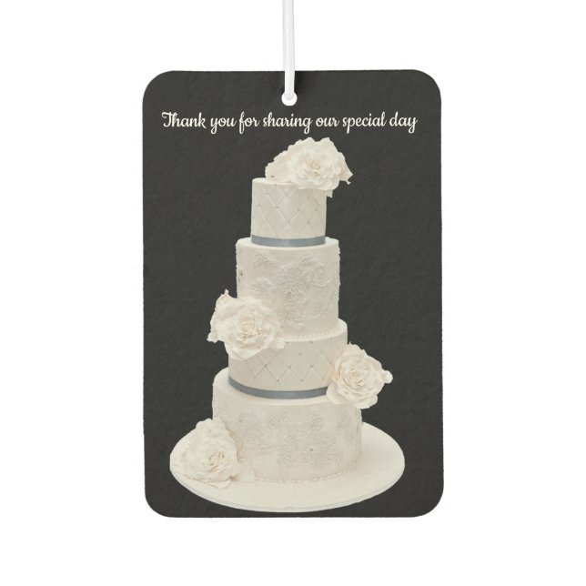 Wedding Love Birds Air Freshener (Front)