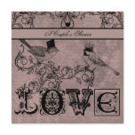 Wedding Love Birds Couple's Shower Invitation