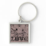 Wedding Love Birds Keychain