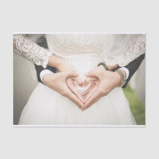 Wedding Love Decoupage Tissue Paper (Front)