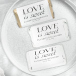 Wedding Love is sweet Hershey's Miniatures<br><div class="desc">Wedding Love is sweet Hershey's Miniatures</div>