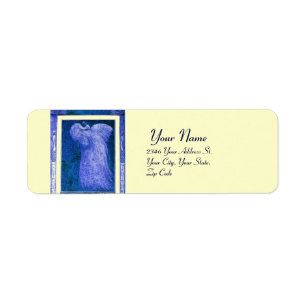 WEDDING LOVE PEACOCK , blue cream Label