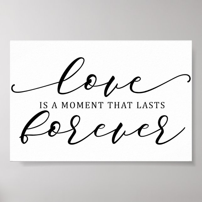 Wedding Love Quote  Poster (Front)