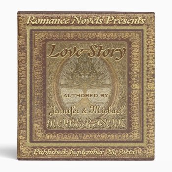 Wedding "love Story" Book Binder by thetreeoflife at Zazzle