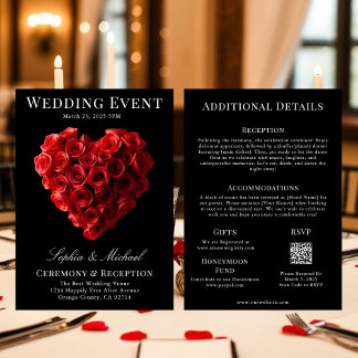 Wedding Magazine Cover All in One Invitation