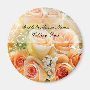 Wedding Magnet Favor Template