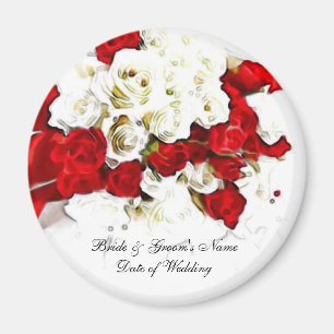 Wedding Magnet Favor's Template