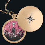 Wedding Maid of Honor Keepsake Thank You Necklace<br><div class="desc">Maid of Honor Wedding Necklace Wedding Keepsake Wedding Party Necklaces - to change background color - click customize - click edit - choose last tool in drop down menu and choose from one of the colors shown or enter your rgb hex code for your custom wedding color- to change font...</div>