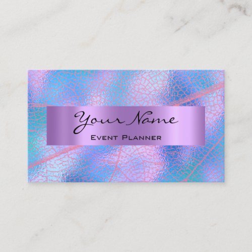 WEDDING MAKEUP ARTIST Pink Purple Appointment Card