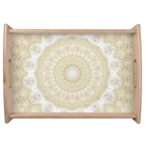 Wedding Mandala Art Serving Tray