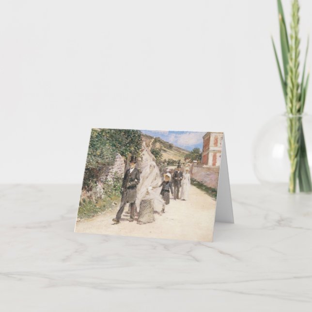 Wedding March by Robinson, Impressionism Wedding Thank You Card (Front)