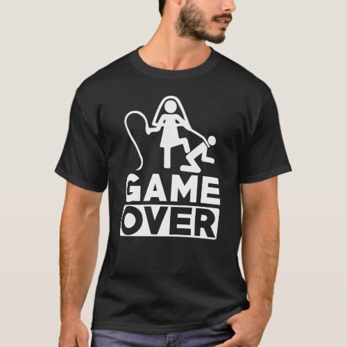 Wedding Marriage Husband Game Over T_Shirt