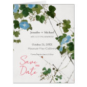 Wedding Marriage Minimalist Calligraphy Floral (Front)