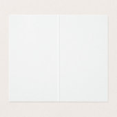 Wedding Marriage Minimalist Calligraphy Floral (Inside Unfolded)