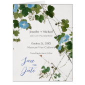 Wedding Marriage Minimalist Calligraphy Floral  (Front)