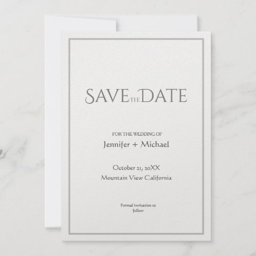 Wedding Marriage Minimalist Calligraphy Script Save The Date