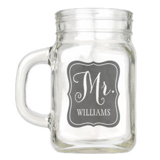 Wedding Mason Jar | Mr. Chalkboard Design