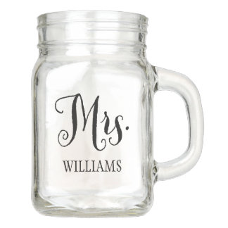 Wedding Mason Jar | Mrs. Bride