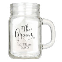 Wedding Mason Jar | The Groom