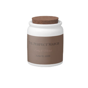Wedding Match Favors   Romantic Luxury Gifts Candy Jar