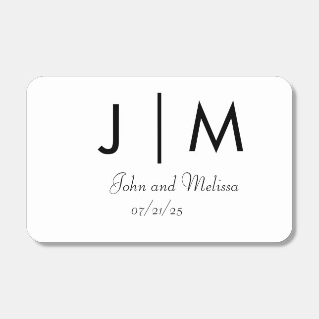 wedding matchbox party favors matchboxes (Front)