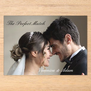 Wedding Matchbox – Perfect Match Premium Edition Acrylic Invitations