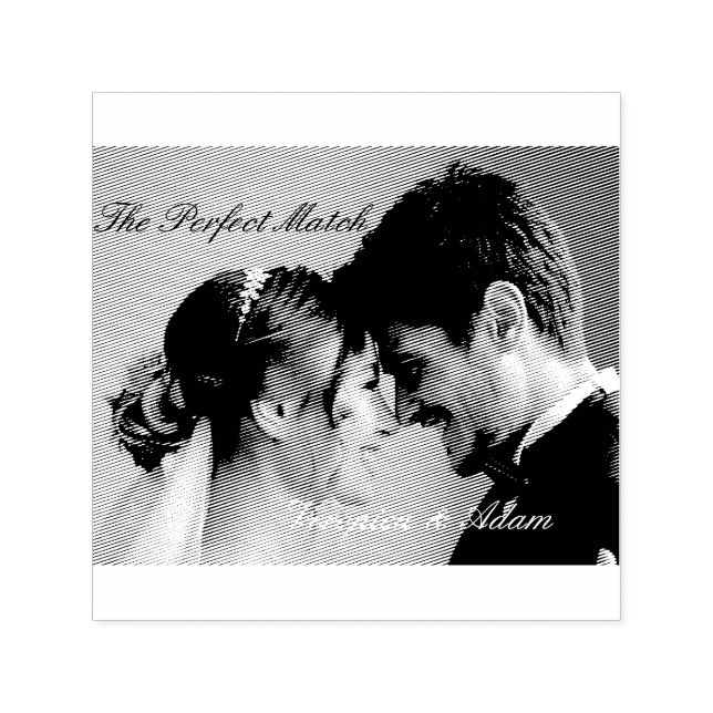 Wedding Matchbox – Perfect Match Premium Edition Self-inking Stamp (Design)