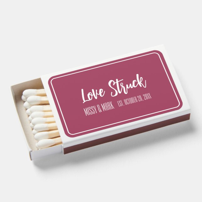 Wedding  matchboxes (Front Open)