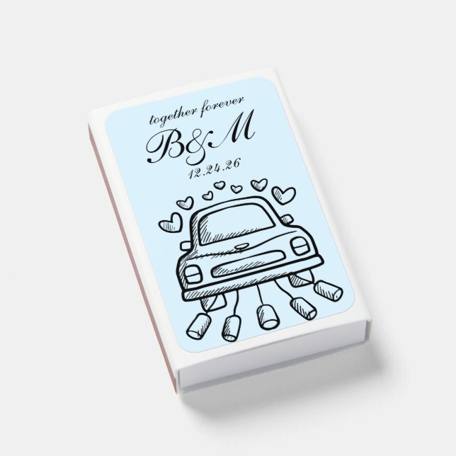 Wedding matches (Front Closed)