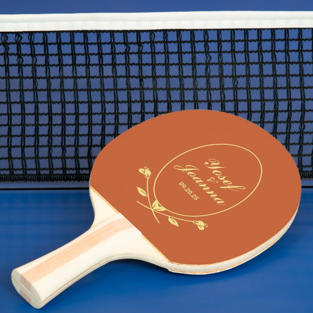 Wedding Memento Ping Pong Paddle (Insitu)