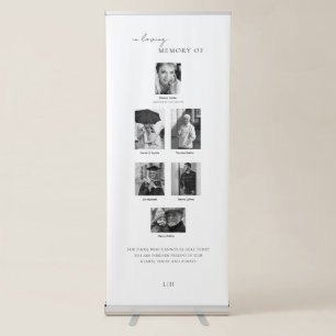 Wedding Memorial Photos In Loving Memory Retractable Banner