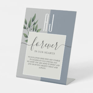 Wedding Memorial Table Pedestal Sign