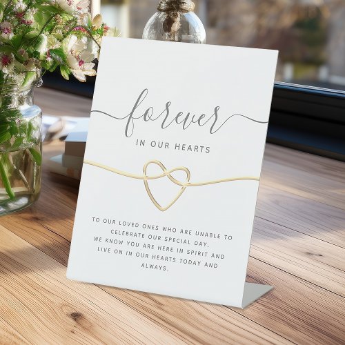 Wedding Memorial Table Pedestal Sign