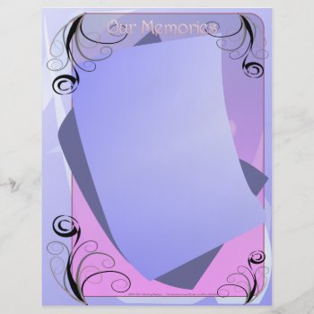 Wedding Memories Blank Album Pages by Churchsupplies at Zazzle