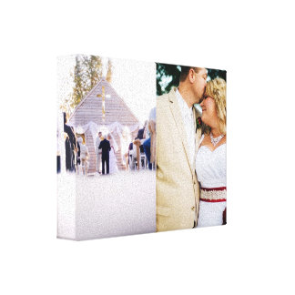 Wedding Memories Bride Groom Wrapped Canvas Stretched Canvas Print