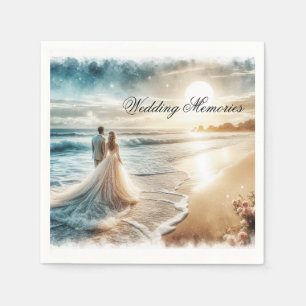 Wedding Memories Guest Book Napkins