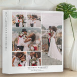 Wedding Memories Scrapbook Photo Album 3 Ring Binder<br><div class="desc">💍📸 Fill this album with your favorite memories,  photographs and keepsake from your wedding day</div>
