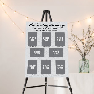 Wedding Memory Board for memorial tribute